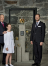 His Majesty The King, His Royal Highness Crown Prince Haakon and Her Royal Highness Princess Ingrid Alexandra. Handout picture from the Royal Court published 23.06.2016 on the occasion of Their Majesties' silver anniversary. For editorial use only, not for sale. Photo: Torgrim Melhuus / TiTT Melhuus as / NDR / the Royal Court.